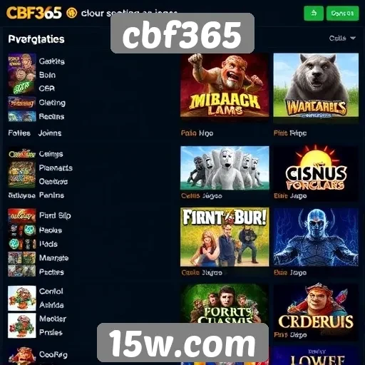 jogos populares do cbf365 entre os usuários